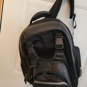 Leather backpack